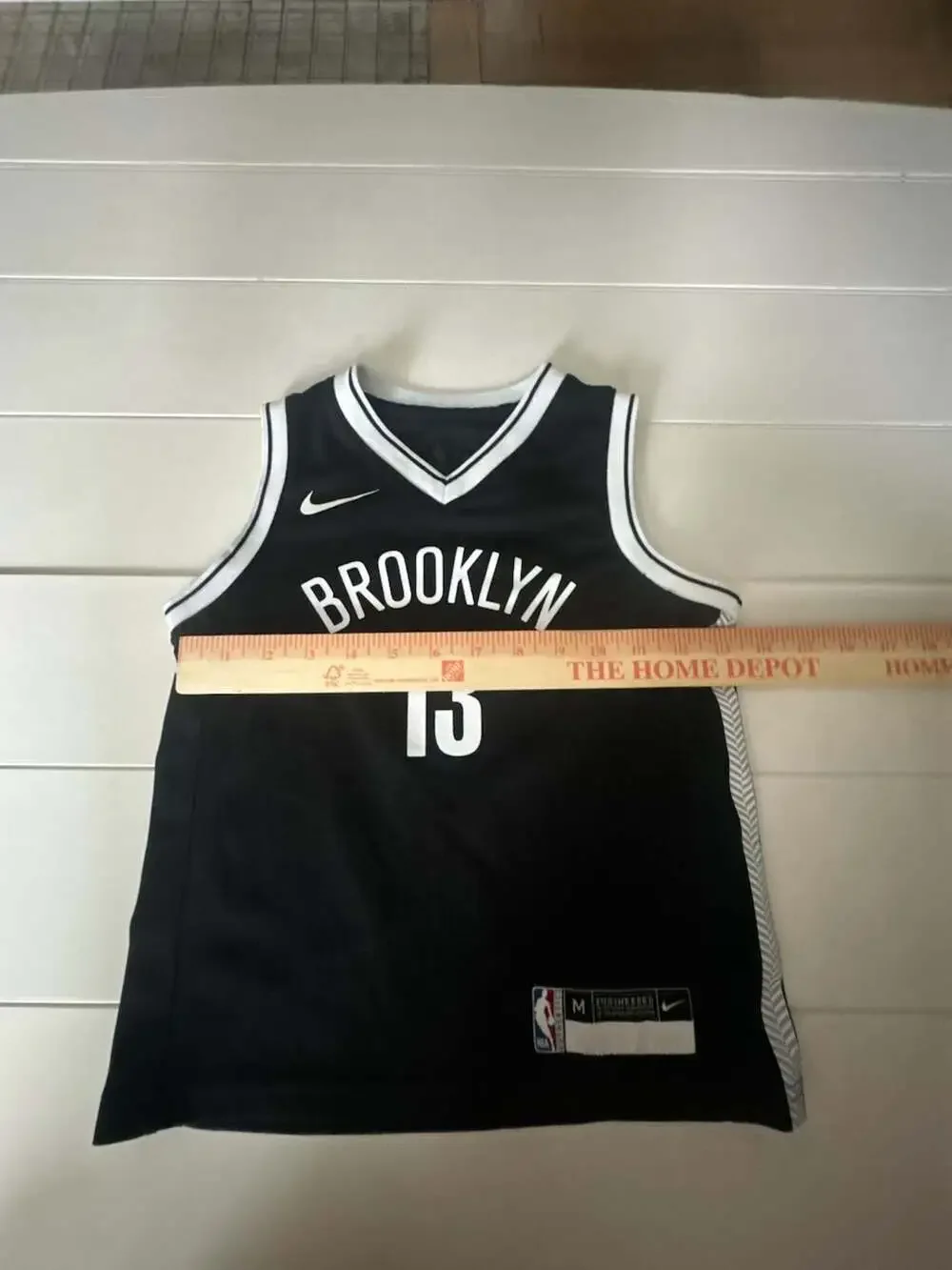 Nike Brooklyn Nets James Harden #13 Black Icon Edition Youth Jersey Medium